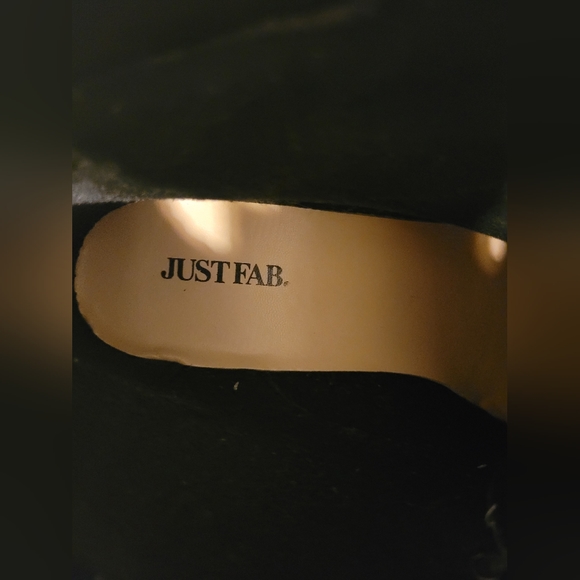 JustFab Ankle Boots. Womens Size 7.5 Black - Picture 5 of 5